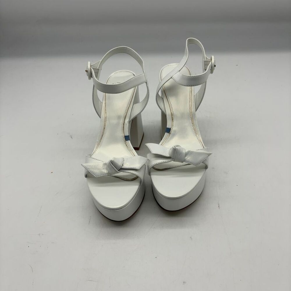 Alexandre Birman White Platform Heels